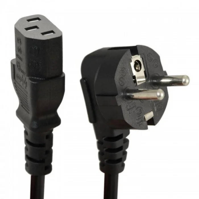 

Сетевой шнур питания кабель для блока питания UKC AG 220V 1.5 метра, Черный