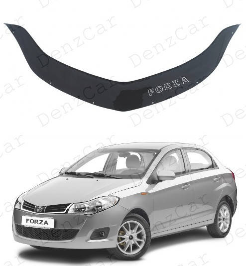 

Дефлектор капота ЗАЗ Forza, Chery A 13, Bonus,Very\Мухобойка Форза