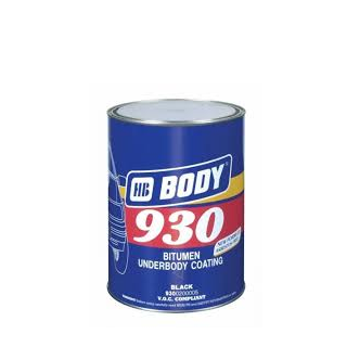 

Мастика для днища BODY 930 (1кг) полимерно-битумная, Черный