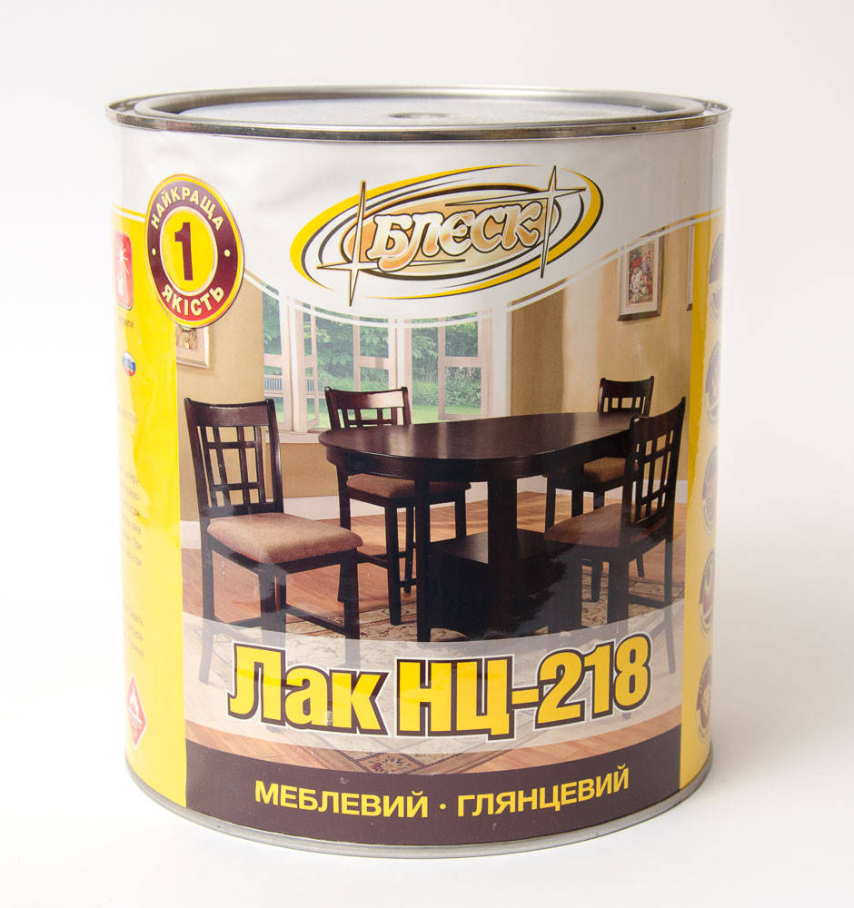 

Лак НЦ-218 мебельный 2,40 кг.