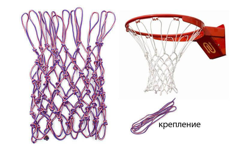 

Сетка баскетбольная Элит UR (полипропилен, d-6,5мм)