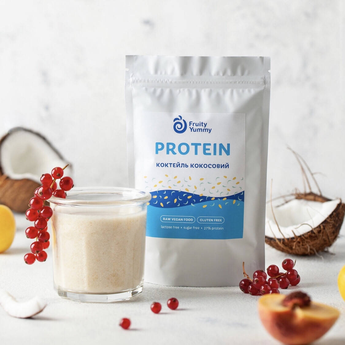

Протеиновый коктель Кокосовый Fruity Yummy 250г