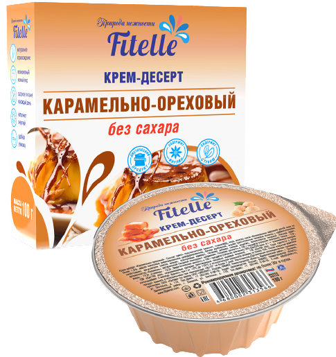 

Крем-десерт ФитПарад Fitelle "Карамельно-Ореховый" (100 грамм)
