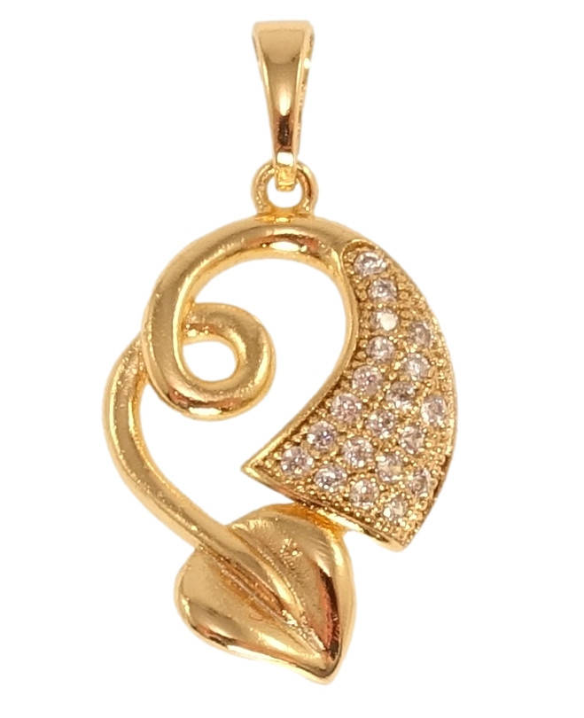 

Кулон Xuping Позолота 18K "Фантазийный завиток"