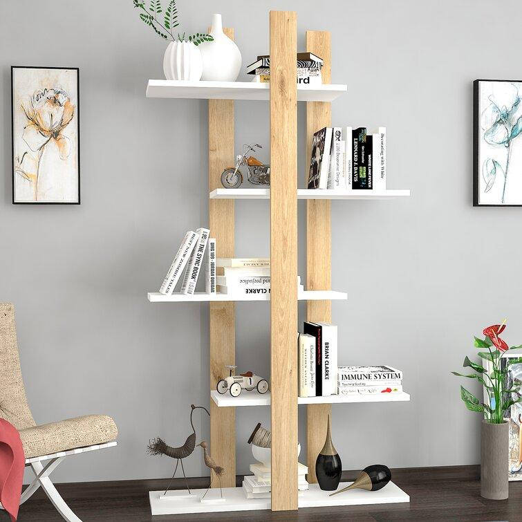 

Офисный стеллаж, стеллаж для дома Дуб сонома/Белый, Бежевый