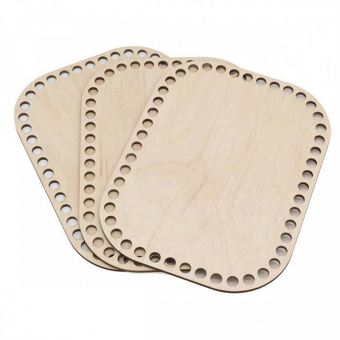 

Донышки для Корзинок, Фанера, Бочонок, Размер: 150х200х3мм, Отверстие: 8мм, 3шт/набор (УТ100023376)