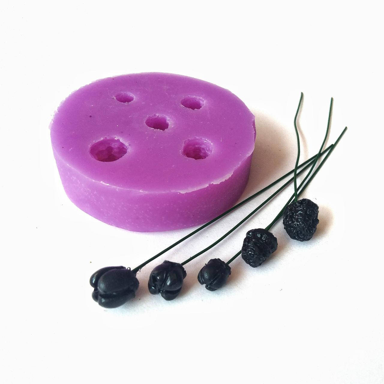 

Молд Серединки цветов 5 см.Силиконовый