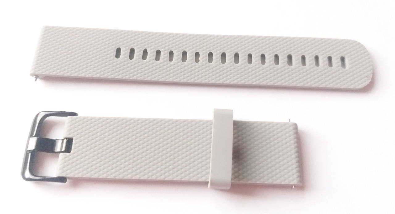 

Ремешок полимерный серый для Xiaomi Amazfit 20 mm, HUAWEI, универсальный