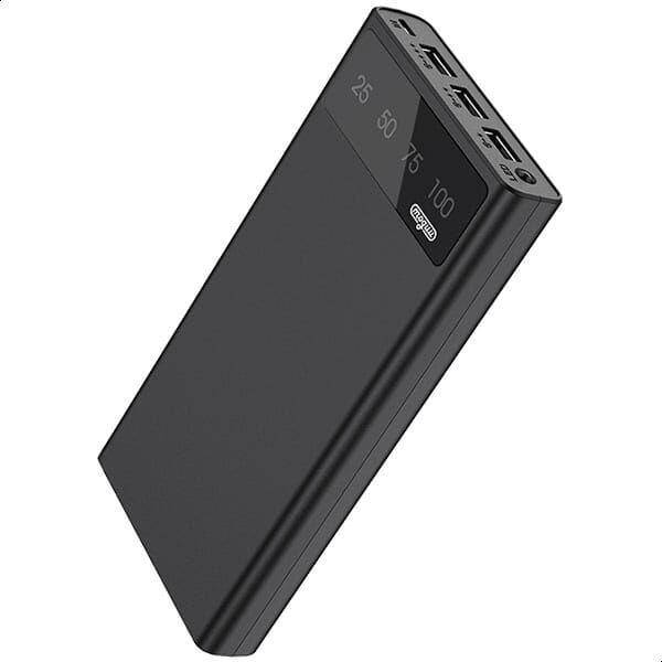 

Павер Банк 20000mah на 3 порта, Черный