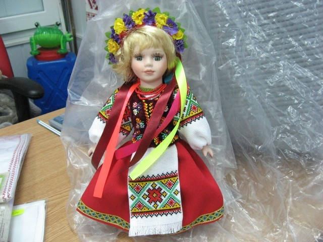 

Куклы сувенирные в украинской одежде