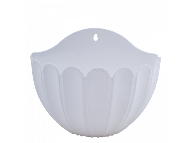 

Вазон "Марго" настенный 12,5*15см. (белый)