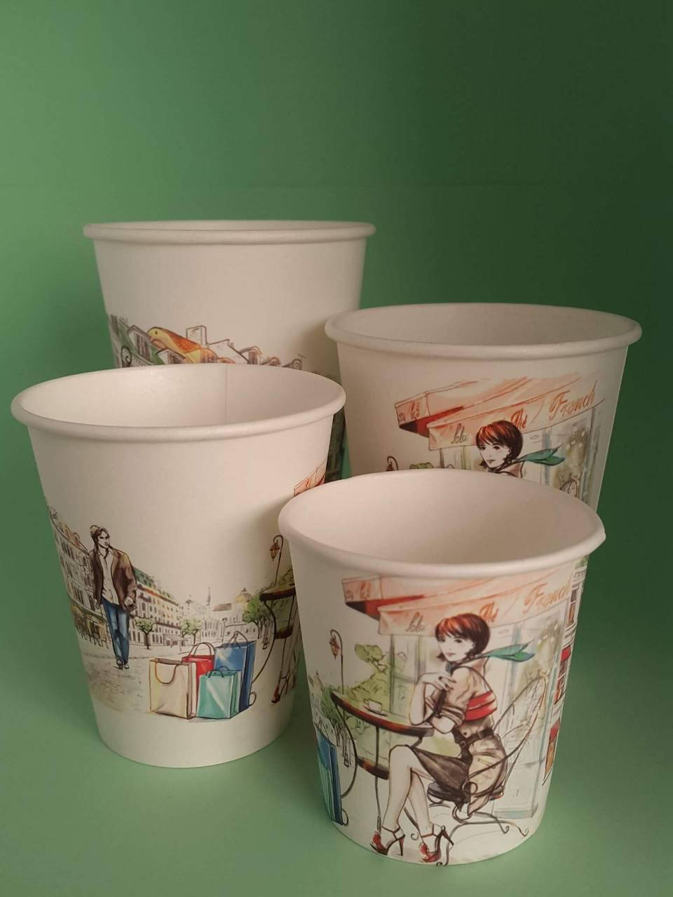 

Одноразовый бумажный стакан для кофе 175 мл