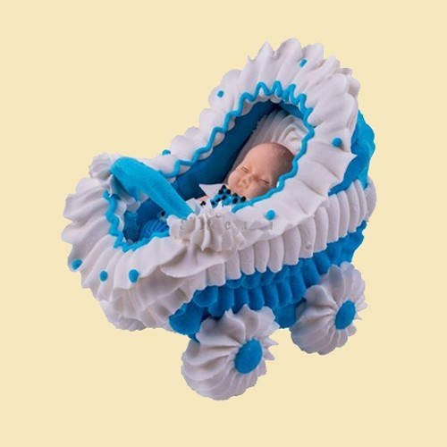 

Цукрова прикраса для торта Малюк у візочку хлопчик