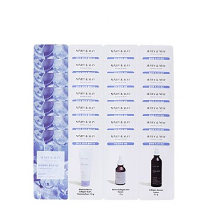 

Набор саше 3-в-1 Mary&May Collagen Line 3 Step Sachet Starter Kit