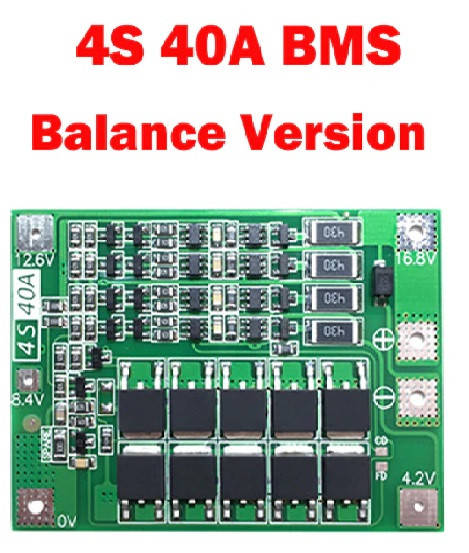 

BMS 4S 40A 16.8V Плата Контроллер Li-Ion Заряд Разряда с балансиром
