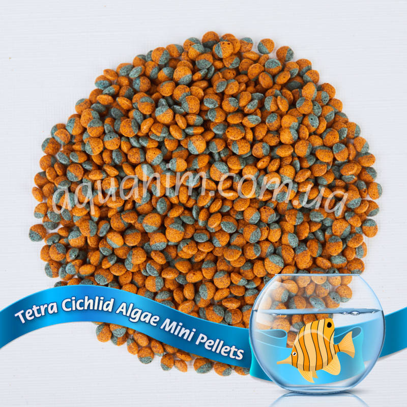 

Корм для акваріумних рибок Tetra Cichlid Algae Mini 100грам.