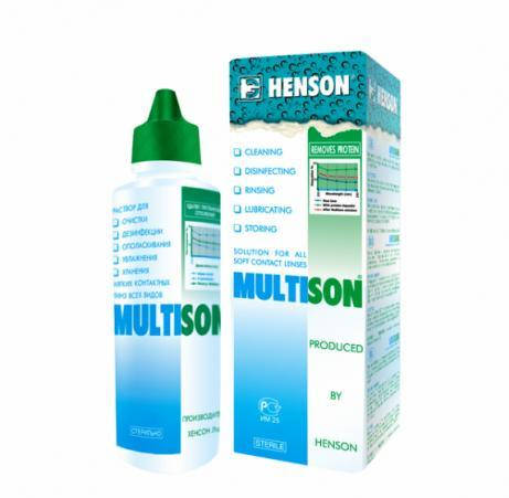 

Раствор для контактных линз Multison 240 мл (Henson)