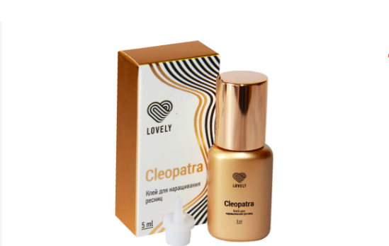 

Гипоаллергенный клей черный Lovely "Cleopatra" 5 мл моментальная ,