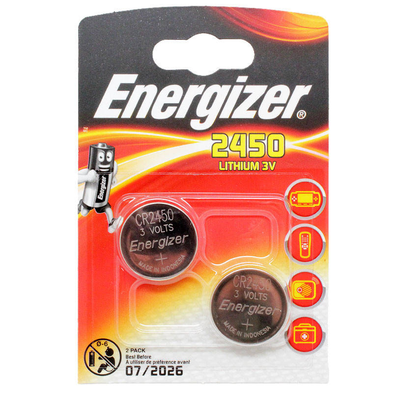 

Батарейка Energizer CR2450 Lithium 3V