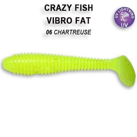 

Съедобный силикон Crazy Fish Vibro fat 2.8" 1-71-6-6 кальмар