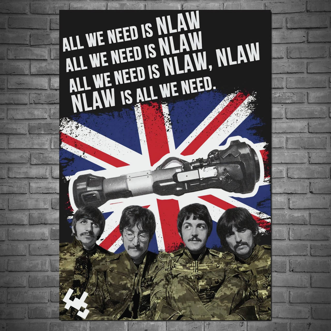 

Плакат "All we need is NLAW" (артикул 4683)