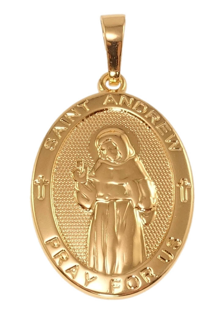 

Кулон ХР Позолота 18K "Ладанка Святой Андрей Молись О Нас"