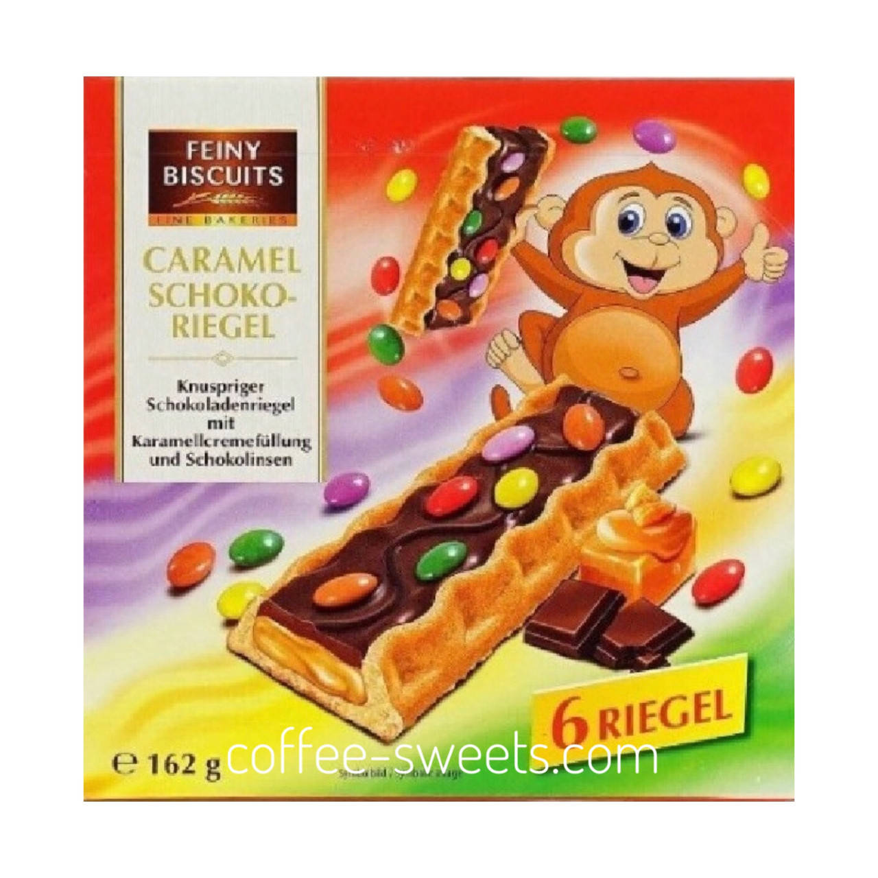 

Печенье Caramel Schoko-Riegel Feiny Biscuits 162 г Австрия.