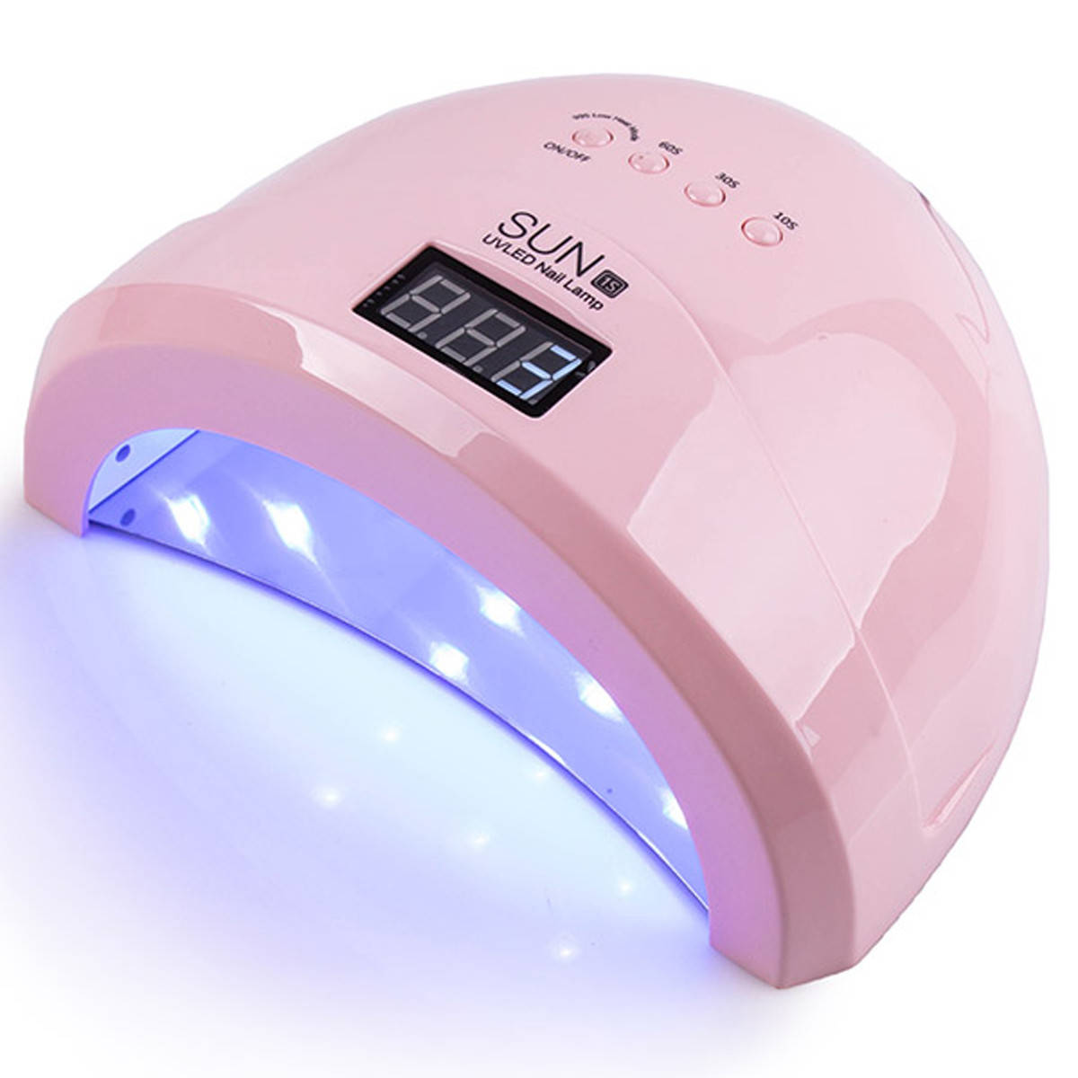 

Лампа для маникюра SUN 1S Pink 48W для полимеризации, Розовый