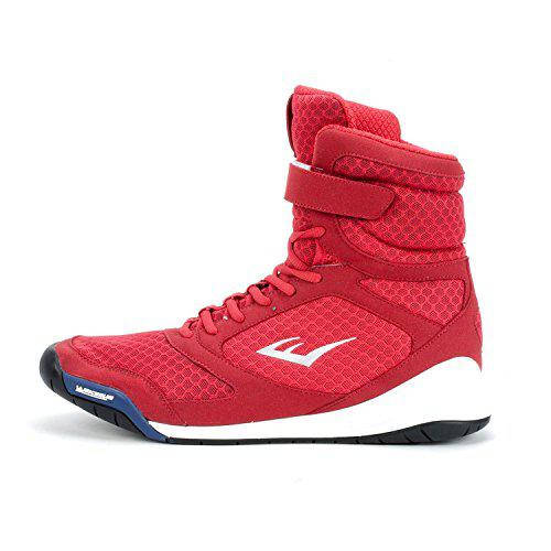 

Боксерки Everlast Elite High Top красные. Обувь для бокса Еверласт 44, Красный