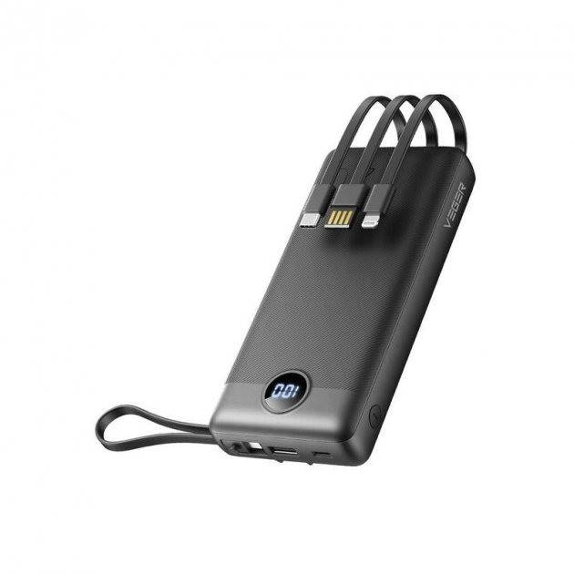 

Портативное зарядное устройство Power Bank Veger C20 20000 mAh порты USB и Type-C