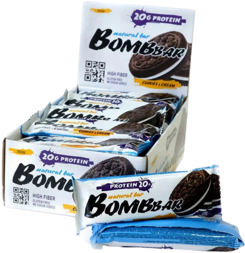 

Протеиновый батончик Bombbar Печенье с Кремом (60 грамм)