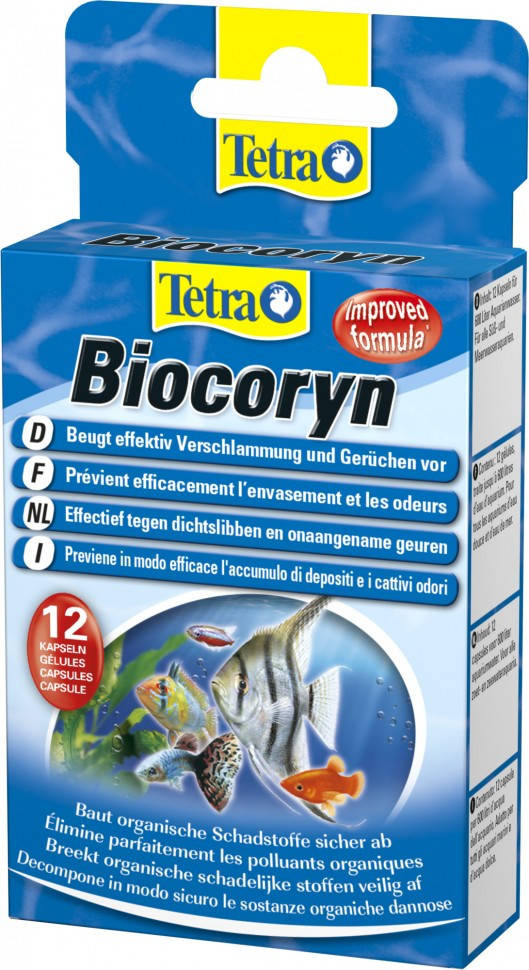 

Средство для разложения отходов в аквариуме Tetra Biocoryn 12 капсул