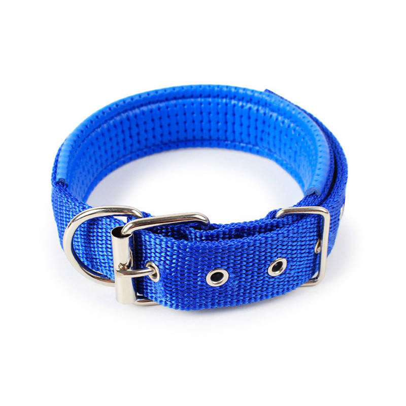 

Ошейник для собак Taotaopets 177701 L Blue двухслойный регулируемый, Синий