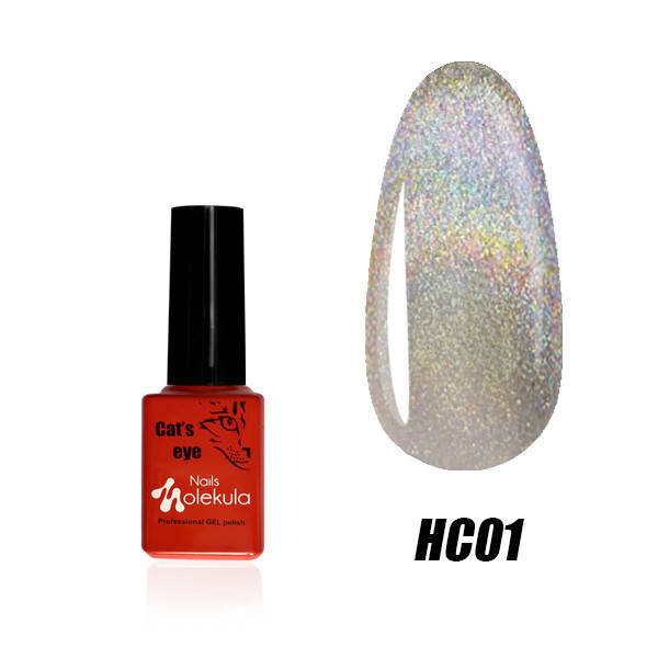 

Гель-лак HOLOGRAPHIC CAT`S EYE №HC01, 6 мл