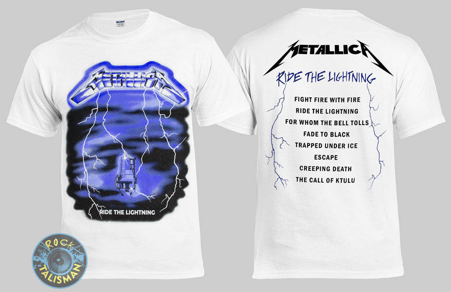 

Футболка METALLICA Ride The Lightning белая