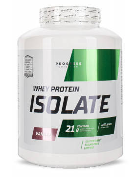 

Progress Nutrition Whey Protein Isolate 1800 г сывороточный протеин изолят