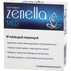 

Zenella MED - помощь в лечении бактериального вагиноза, 14 вагин. таб.