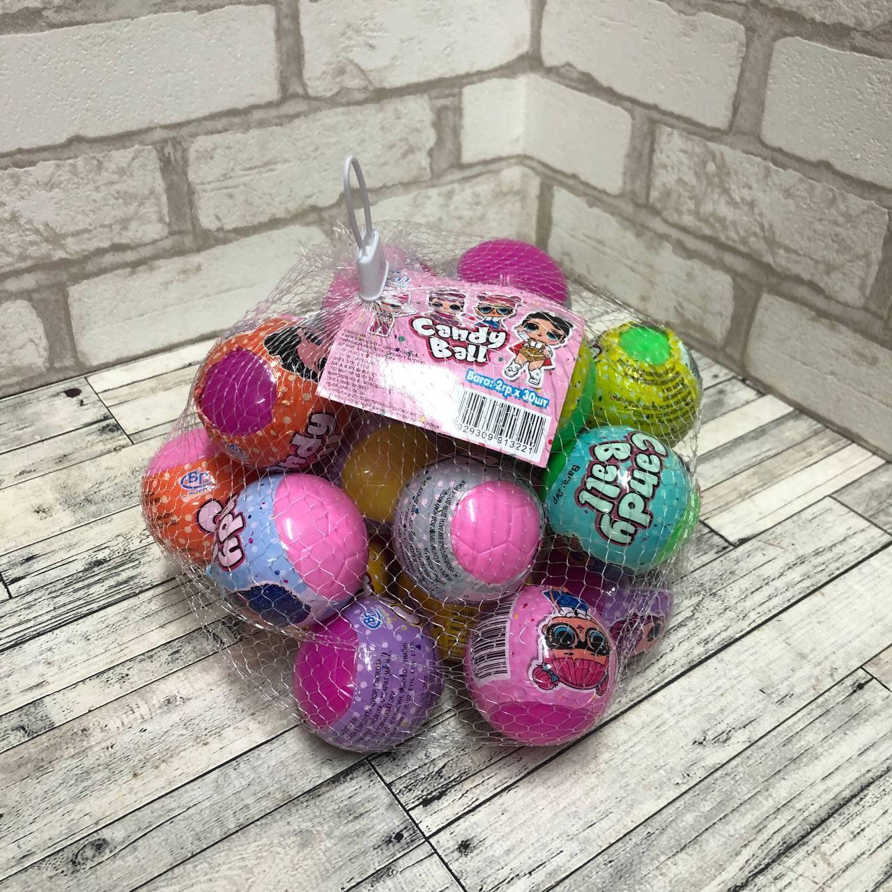

Пластиковые шарики Candy Ball LOL в сетке 30 шт