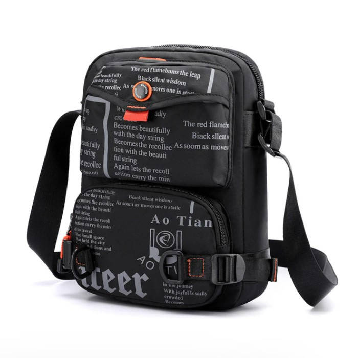 

Volunteer мужская сумка через плече 10,2 ". Водонепроницаемая сумка 6 L. Black, Черный