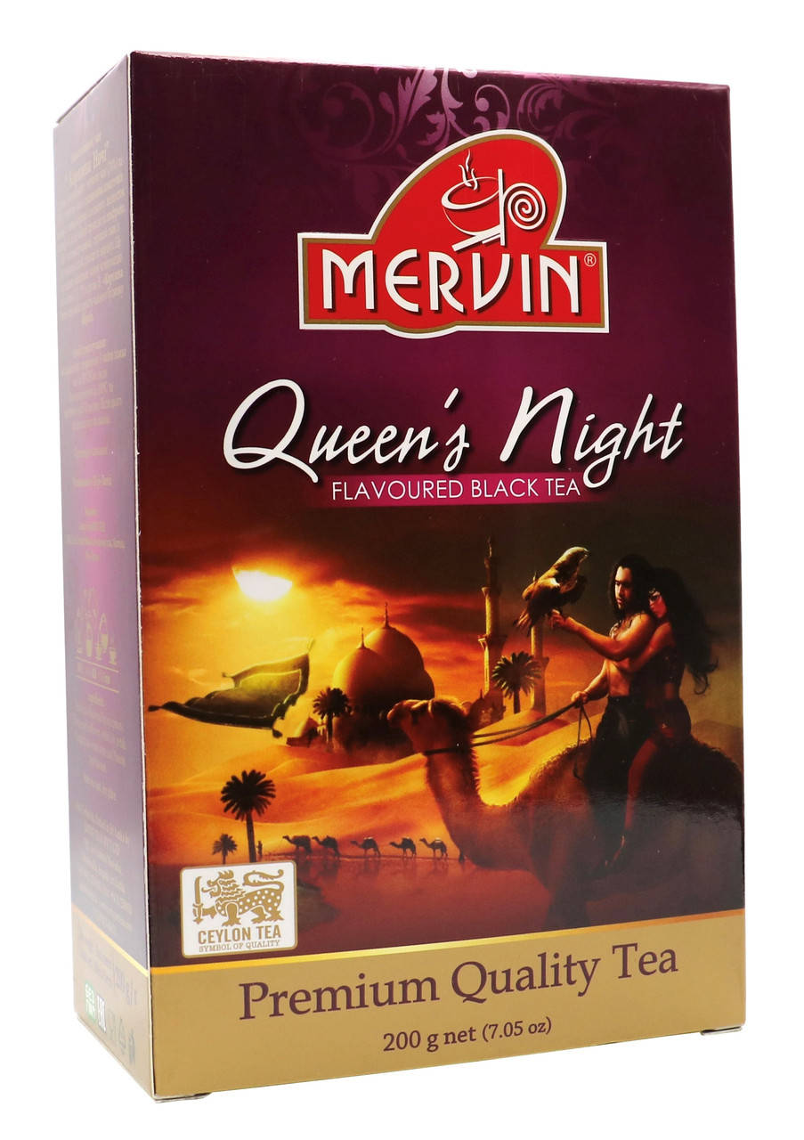 

Чай Мервин, Mervin Черный/Зеленый " Королева ночи " 200г