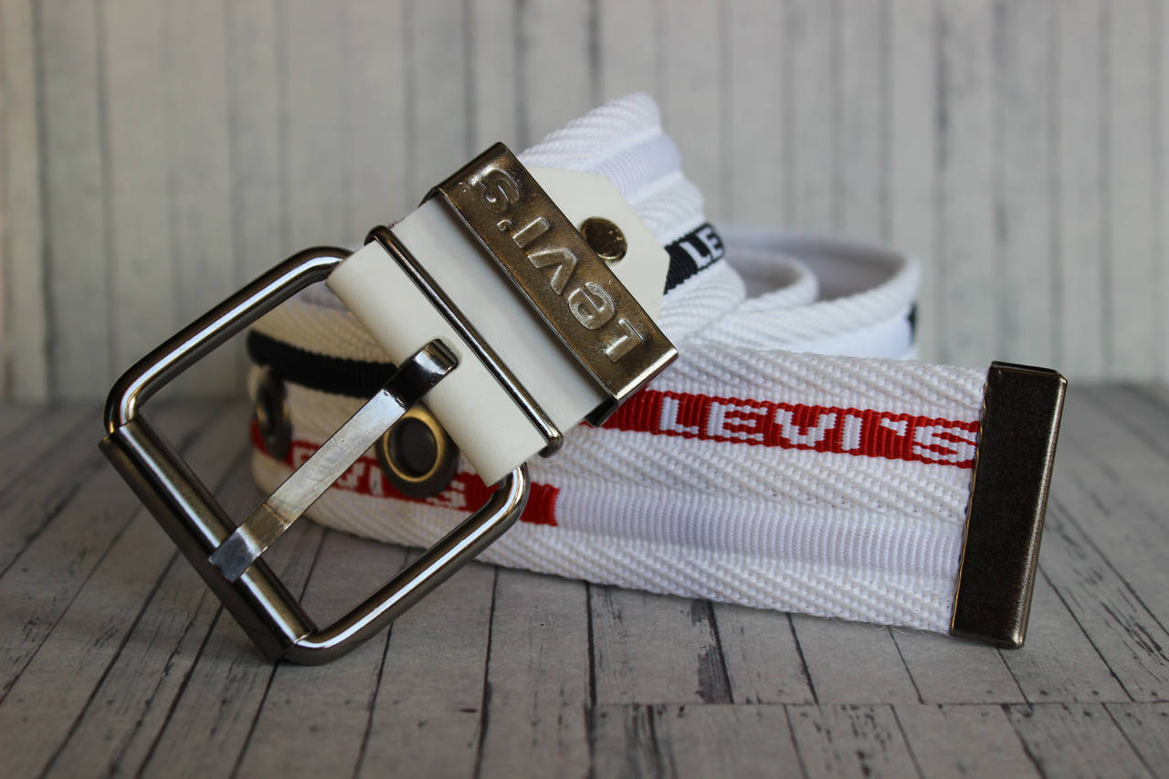 

Тканевый ремень для джинс Levi's белый