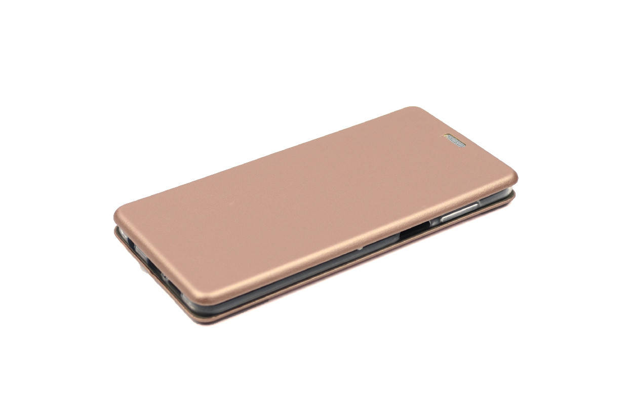 

Чехол книжка Level для Xiaomi Redmi Note 9 Pro Экокожа Розово золотой, Розовое золото
