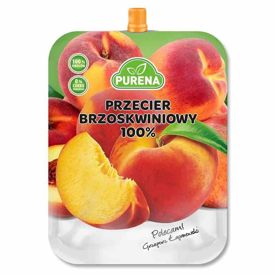 

Пюре персикове без цукру 100% Purena, 350г