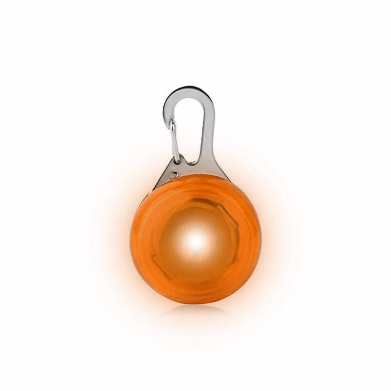 

LED подвеска/фонарик Friend HY-0501 Orange на ошейник для собак светящаяся мигающая, Оранжевый