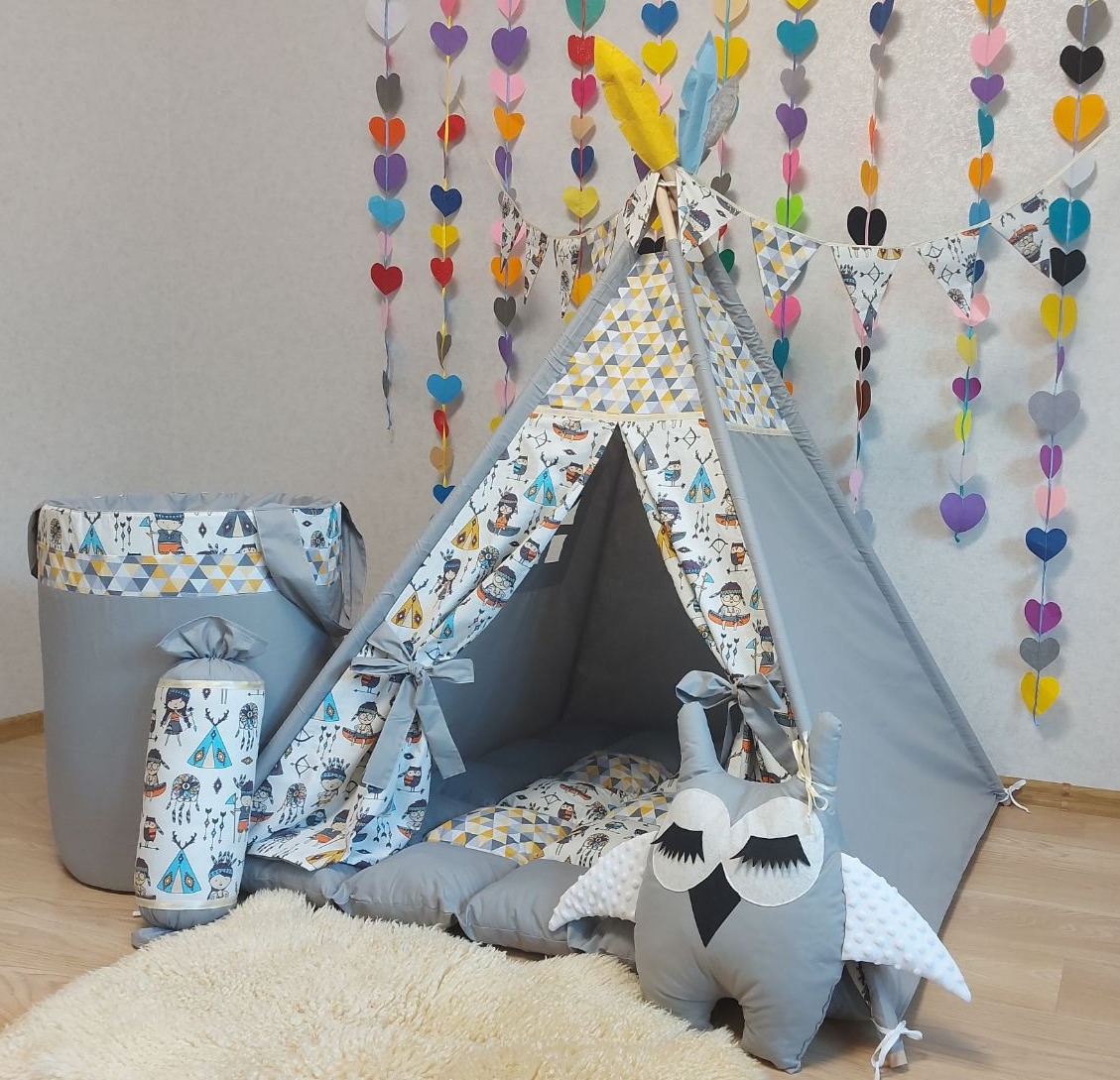 

Вигвам Индейцы Полный комплект с корзиной. Вигвам для мальчика, Детский вигвам купить, Палатка детская