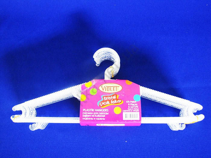 

Плечики пластмассовые детские из 6-ти, L 32cm