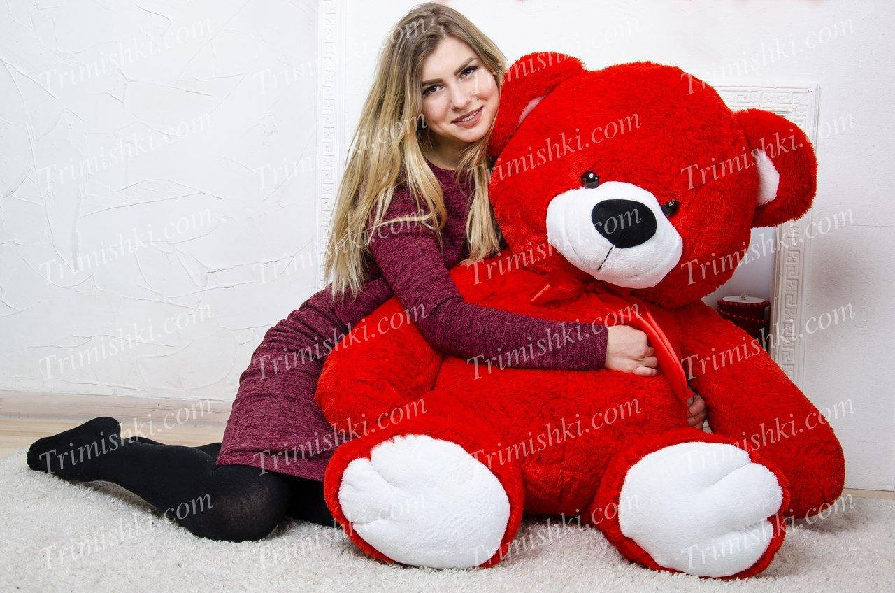 

Мишка Томми 150 см Красный