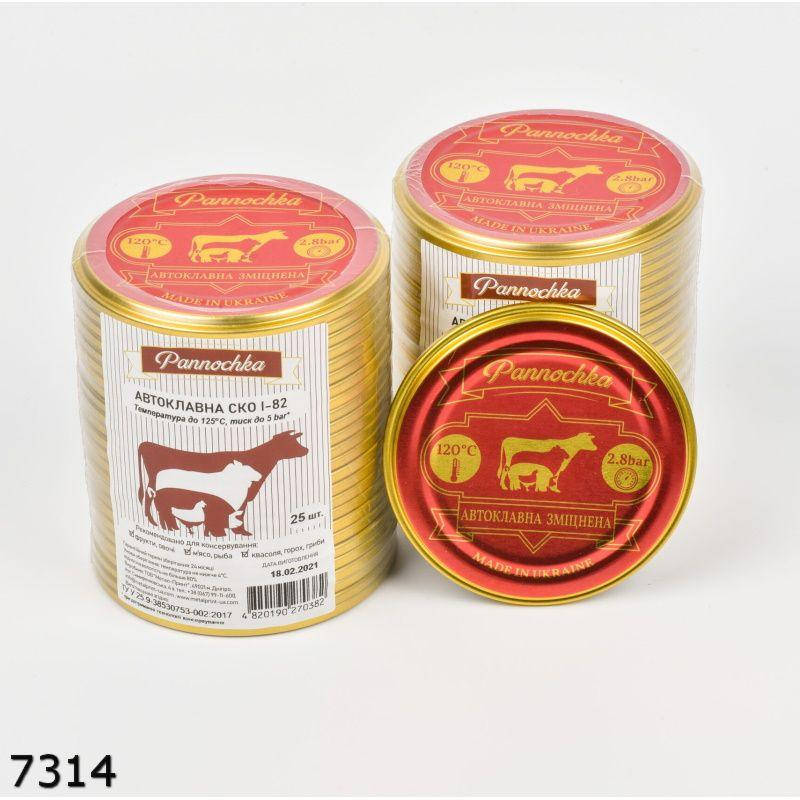 

Крышка мет. СКО Автоклавна ПП20 кольорова (1/25/600) арт. 7314 (25шт)