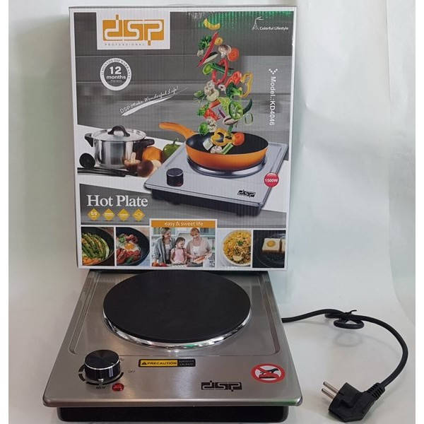 

Плита электрическая одноконфорочная настольная Dsp KD-4046 1500 Вт
