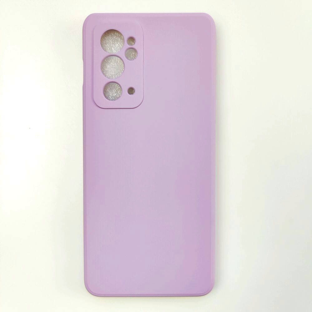 

Силиконовый чехол для OnePlus 9RT Сиреневый микрофибра soft touch